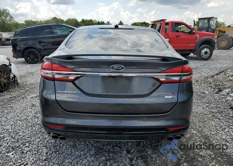 2017 Ford Fusion Sport из США, поврежденный, VIN 3FA6P0VP1HR206571